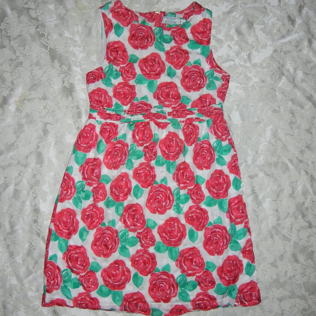 Rare 144th Vineyard Vines Girls Dress Kentucky Derby Silk 12